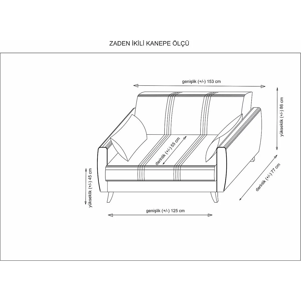Minar Zaden İkili Koltuk