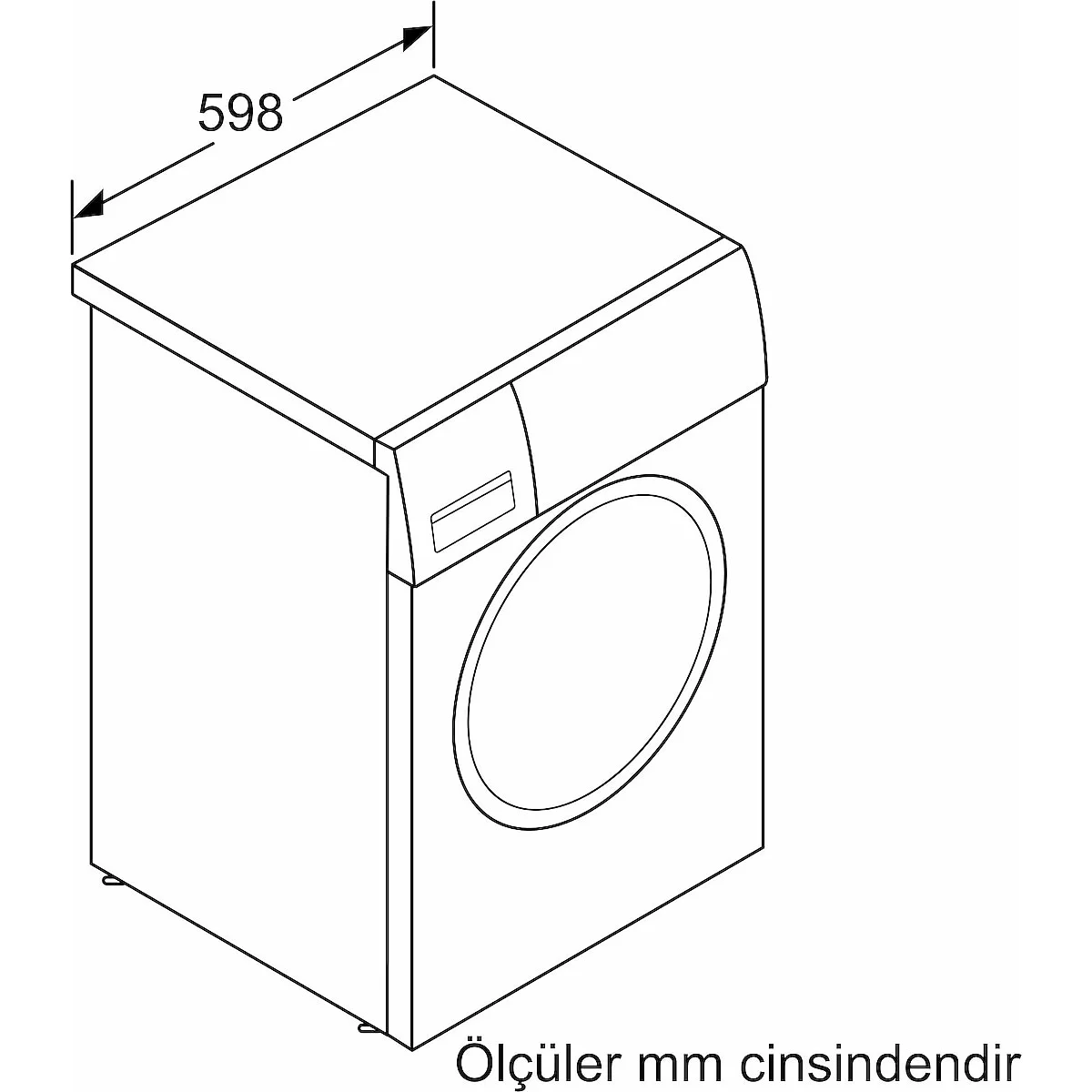 Profilo CMN12190TR 9 kg 1200 Devir Çamaşır Makinesi