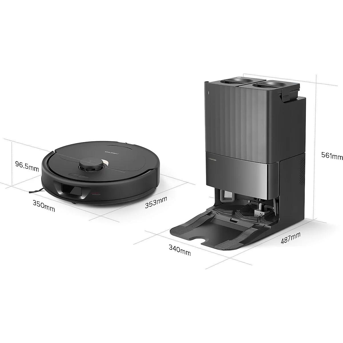 Roborock Qrevo Çöp İstasyonlu Akıllı Robot Süpürge