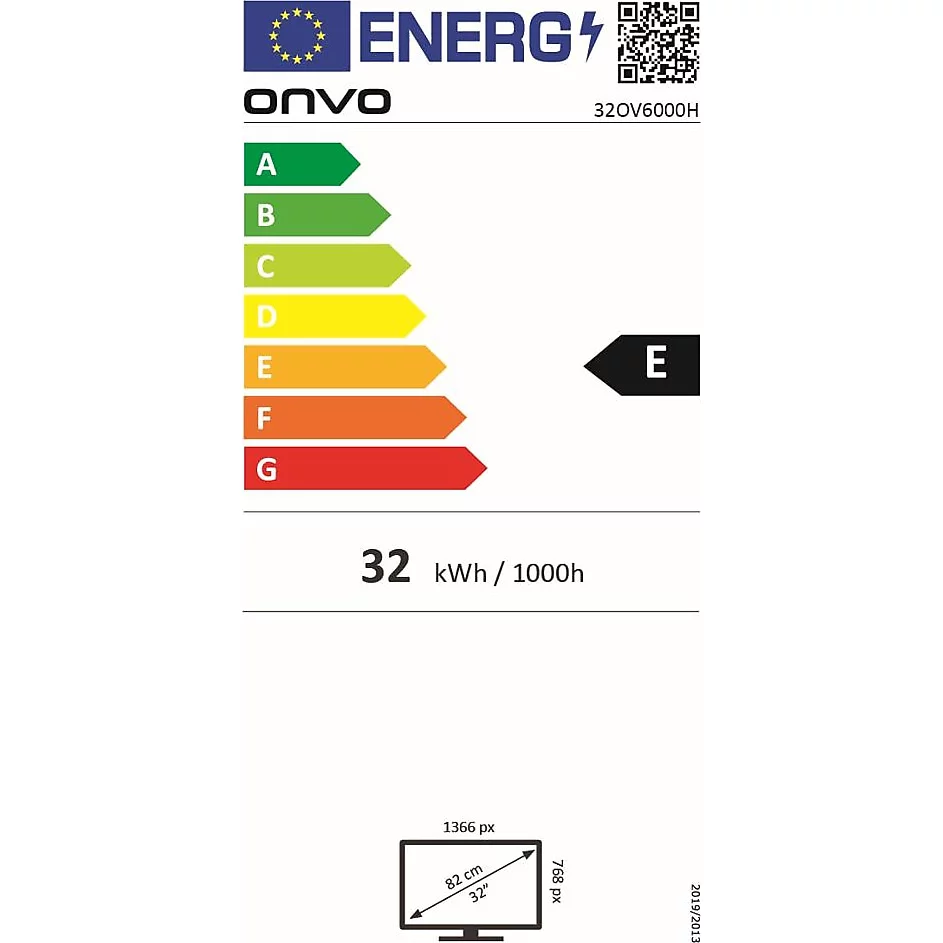 Onvo 32OV6000H HD 32" 82 Ekran Uydu Alıcılı Android Smart LED TV