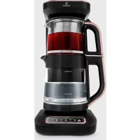 Ürün: Karaca Çaysever Robotea Pro Connect 4in1 2500 W Rose Gold Konuşan Cam Çay Makinesi