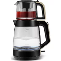Ürün: Karaca Glass Tea XL 2in1 Krem Cam Çay Makinesi
