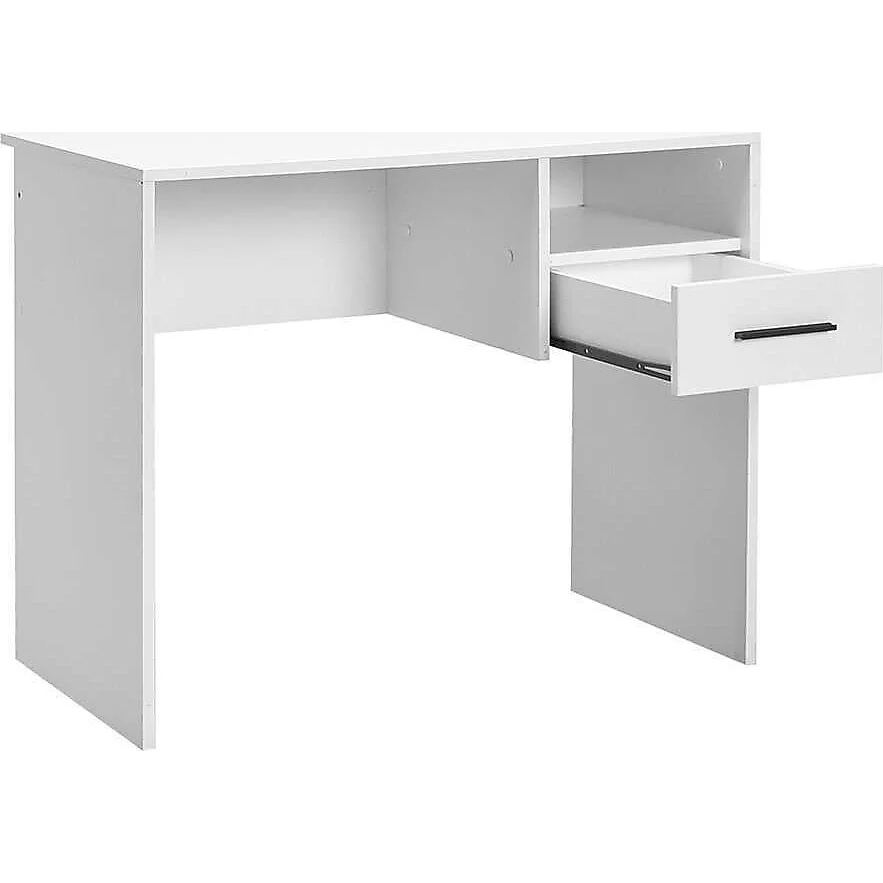 Adore White 90x75 cm Çekmeceli Çalışma Masası