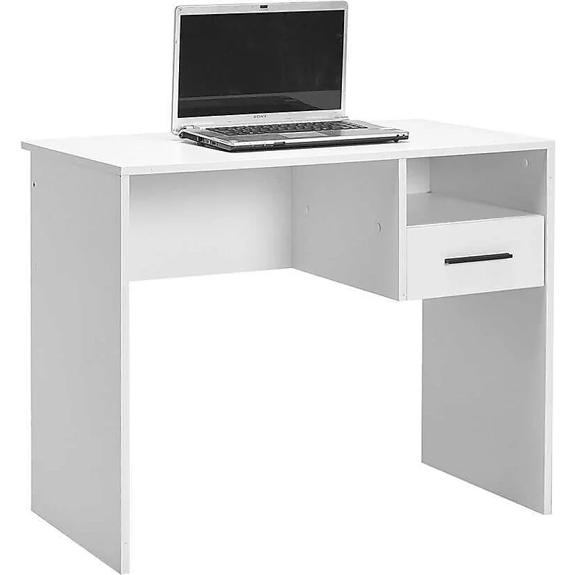 Adore White 90x75 cm Çekmeceli Çalışma Masası