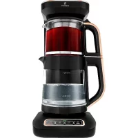 Ürün: Karaca Çaysever Robotea Pro 4in1 2500 W Black Copper Konuşan Cam Çay Makinesi