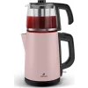 Karaca Tea Glass 2in1 1650 W Lila Çelik Çay Makinesi