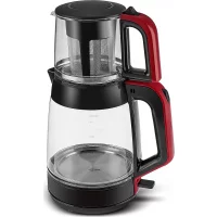 Ürün: Karaca Glass Tea XL 2in1 Kırmızı Cam Çay Makinesi