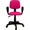 Türksit Kozmo Eko Kollu Deri Pembe Çalışma Koltuğu