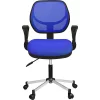 Türksit 804 File Krom Ayaklı Mavi Çalışma Koltuğu