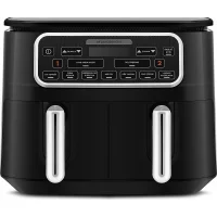 Ürün: Karaca Air Pro Cook Duo Ev Yemeği XXXL 8 lt Black Chrome Yağsız Fritöz