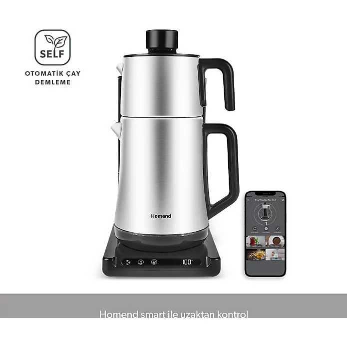 Homend Smart Royaltea Plus 1781H 2in1 Çelik Otomatik Türk Kahve ve Çay Makinesi