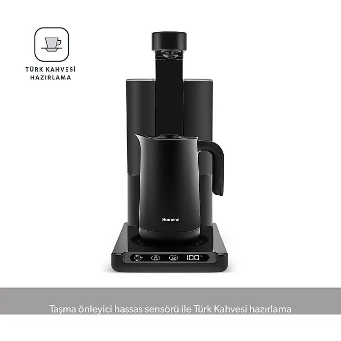 Homend Smart Royaltea Plus 1781H 2in1 Çelik Otomatik Türk Kahve ve Çay Makinesi