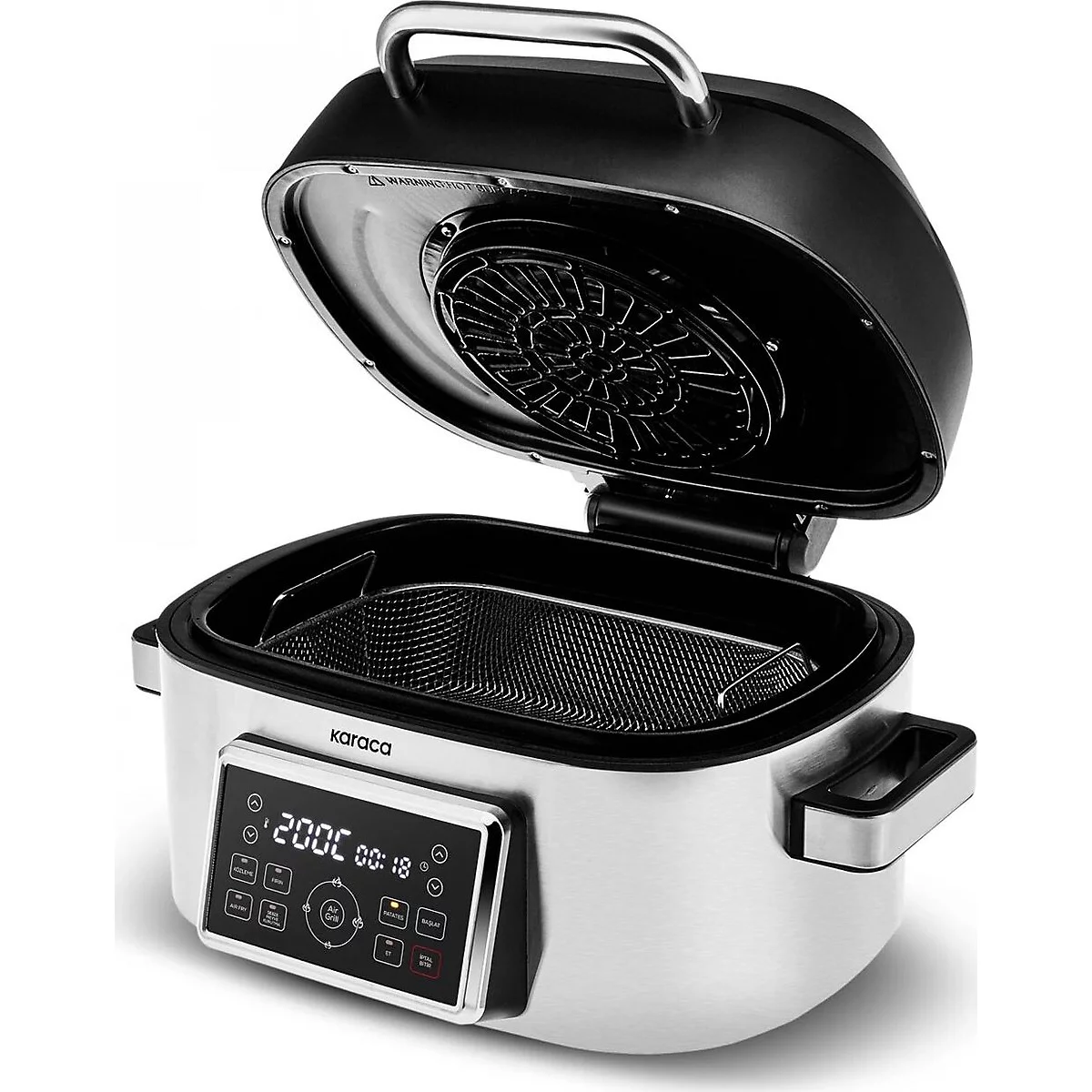 Karaca Gastro Grill 6 lt Izgaralı Yağsız Fritöz