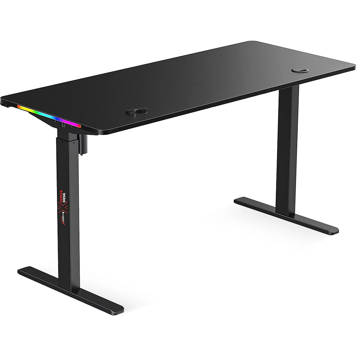 xDrive Rüzgar Yükseklik Ayarlı RGB Siyah Oyuncu Masası