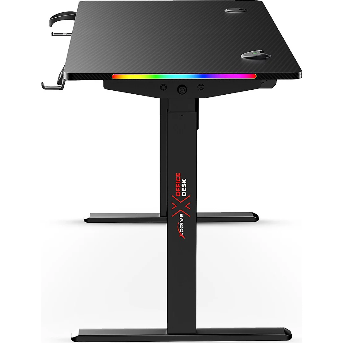 xDrive Rüzgar Yükseklik Ayarlı RGB Siyah Oyuncu Masası