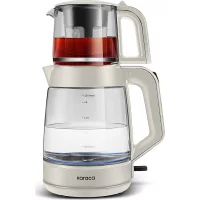 Ürün görseli: Karaca Glass Tea XL 2in1 Starlight Cam Çay Makinesi