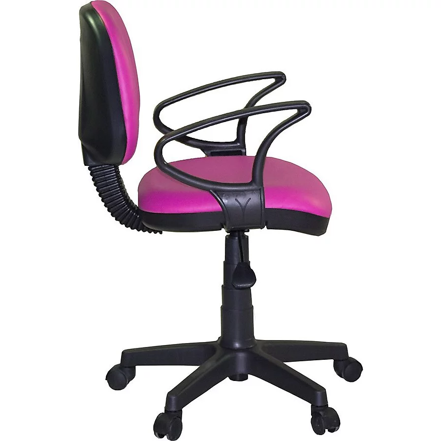Türksit Kozmo Lux Kollu Kumaş Pembe Çalışma Koltuğu