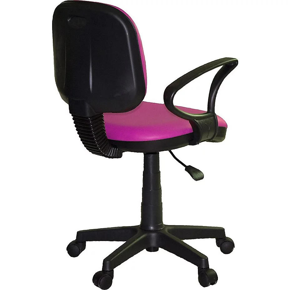 Türksit Kozmo Lux Kollu Kumaş Pembe Çalışma Koltuğu