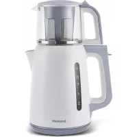 Ürün: Homend 1756H 1800 W Cam Demlikli Beyaz Çay Makinesi