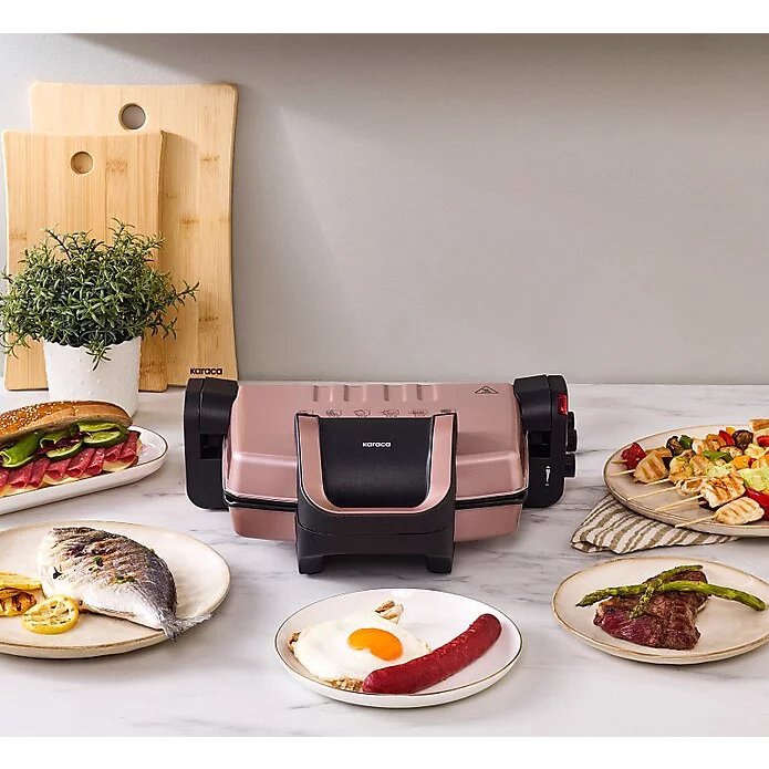 Karaca Future Rose Gold 1800 W Granit Tost Makinesi