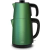 Karaca Gastro Dem 2in1 1650 W Emerald Green Çelik Çay Makinesi