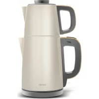 Ürün: Karaca Tea Break Wood Craft 1650 W Çelik Demlikli Çay Makinesi